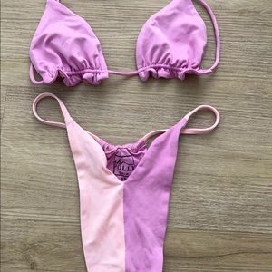 Bikini top and bottom set